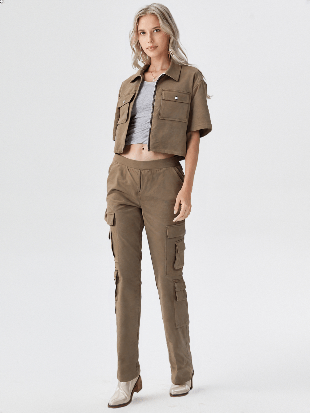 PUREMIST Women's CAREMEL CO-ORD SET
