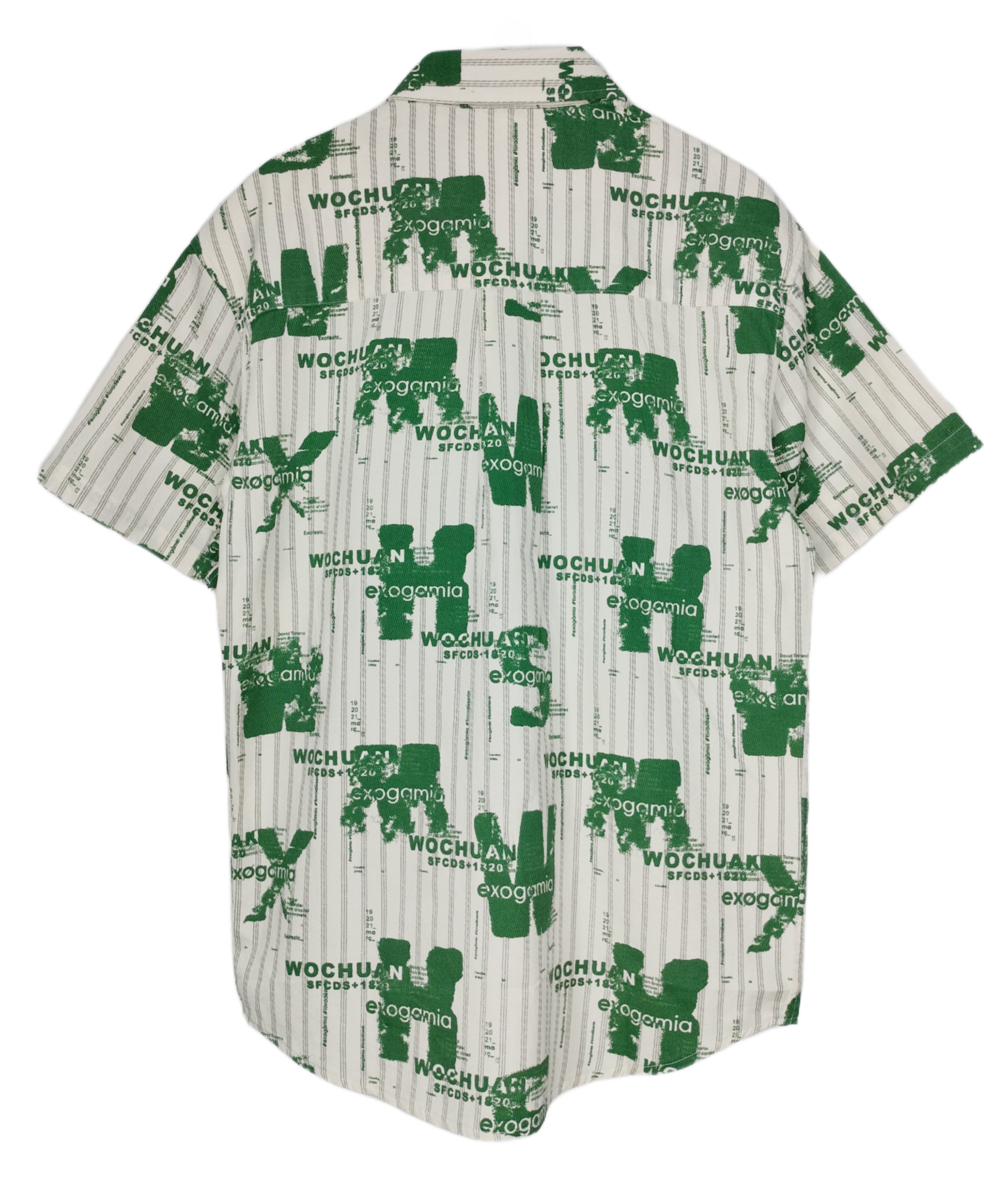 Men's Printed Shirt Front double pocket H/S
