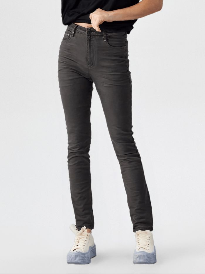 Women's Black Skinny-fit Jeans