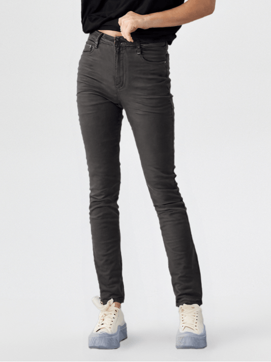 Women's Black Skinny-fit Jeans