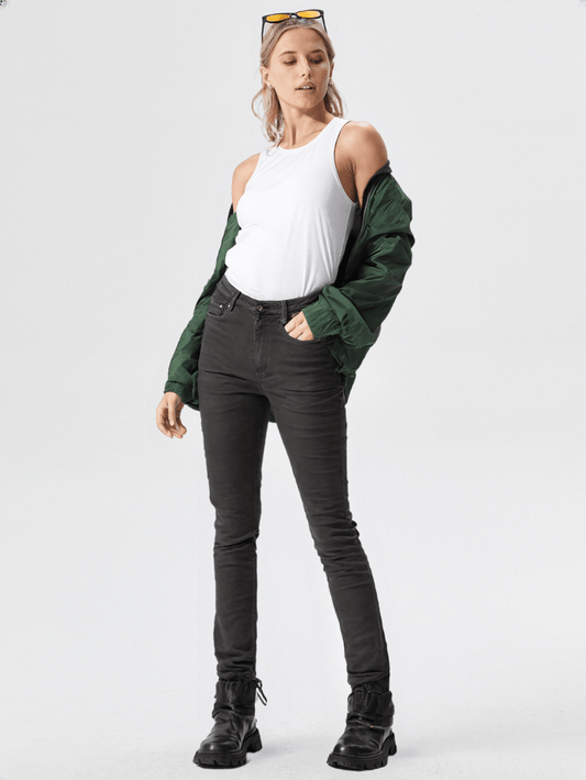 Women's Black Skinny-fit Jeans