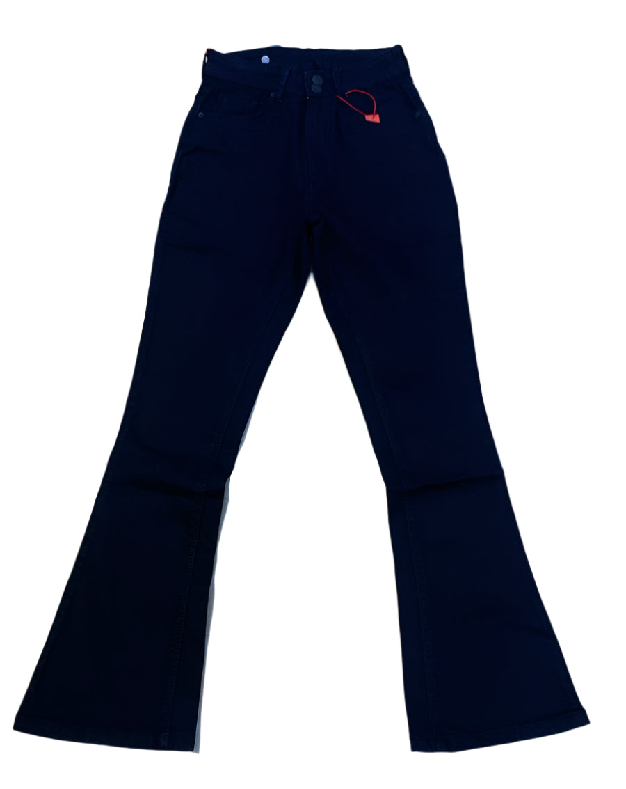 RECAP Women's Black Flared Jeans