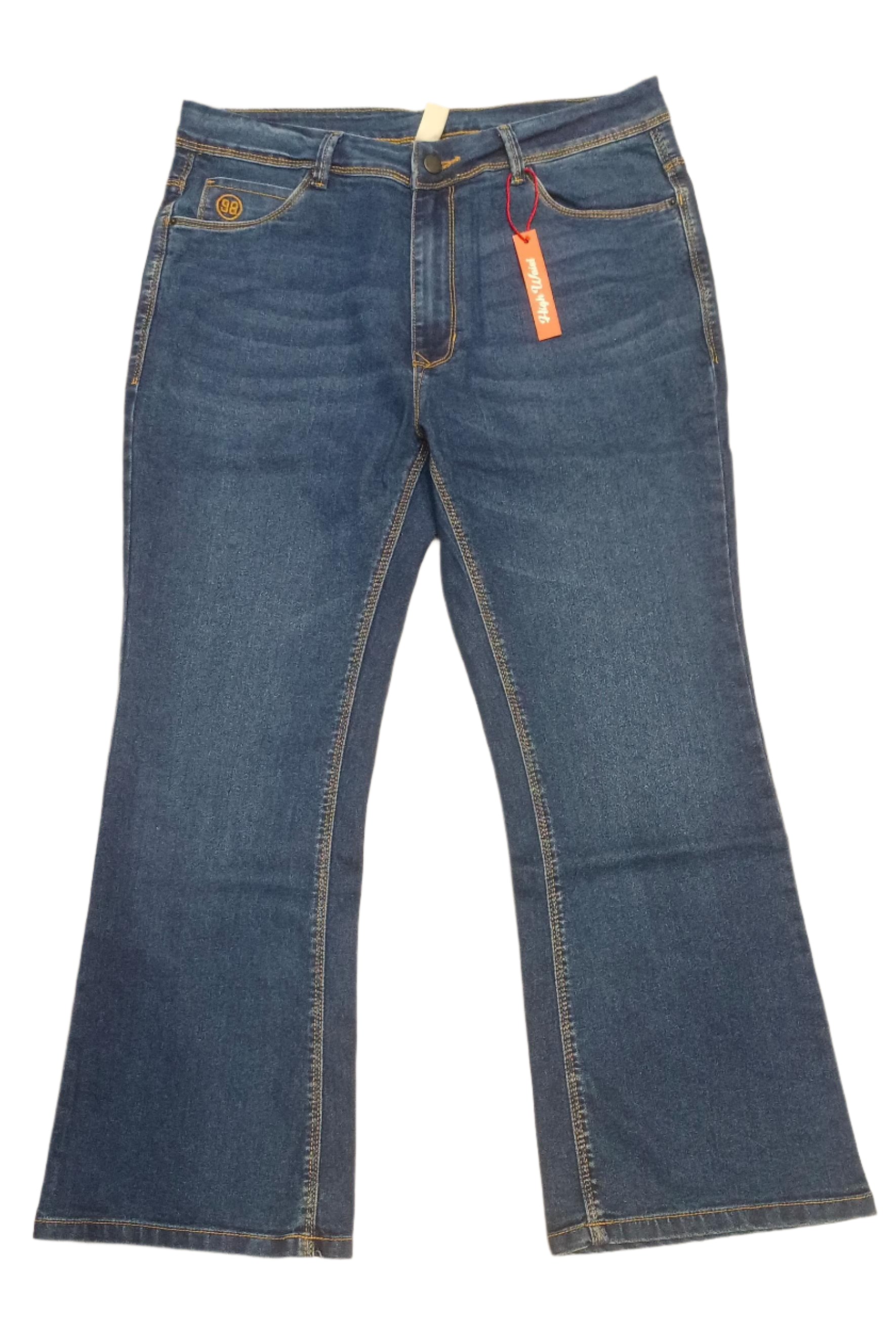 RECAP Women's Blue Bootcut Straight-Fit Jeans