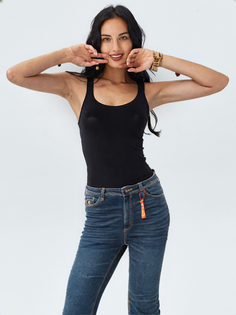 RECAP Women's Blue Bootcut Straight-Fit Jeans