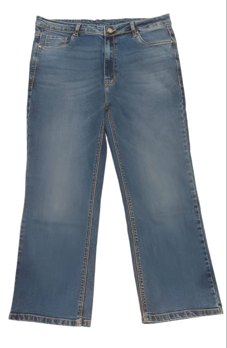 RECAP Women's Straight Fit Marine Blue Jeans