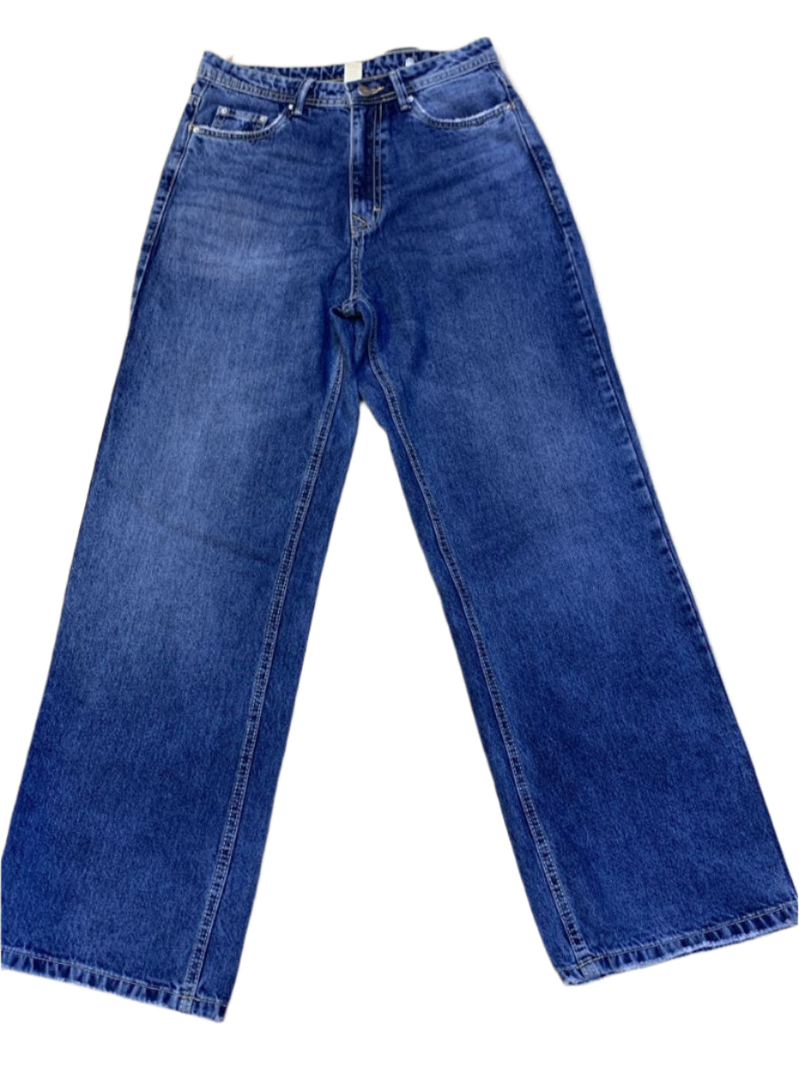 RECAP Women's Mist-wash blue Straight Fit Jeans