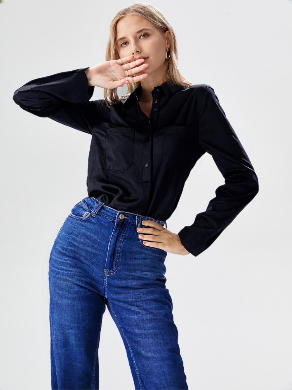 RECAP Women's Mist-wash blue Straight Fit Jeans