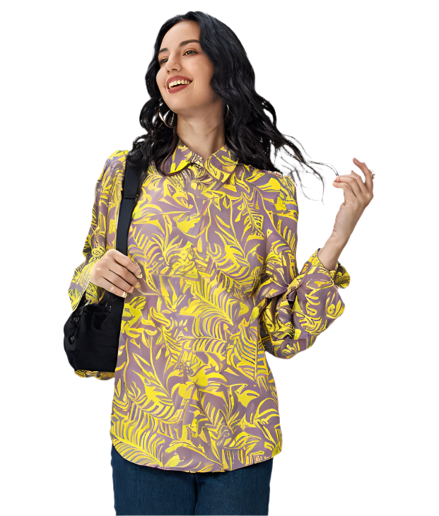 RECAP Women's Printed Shirt