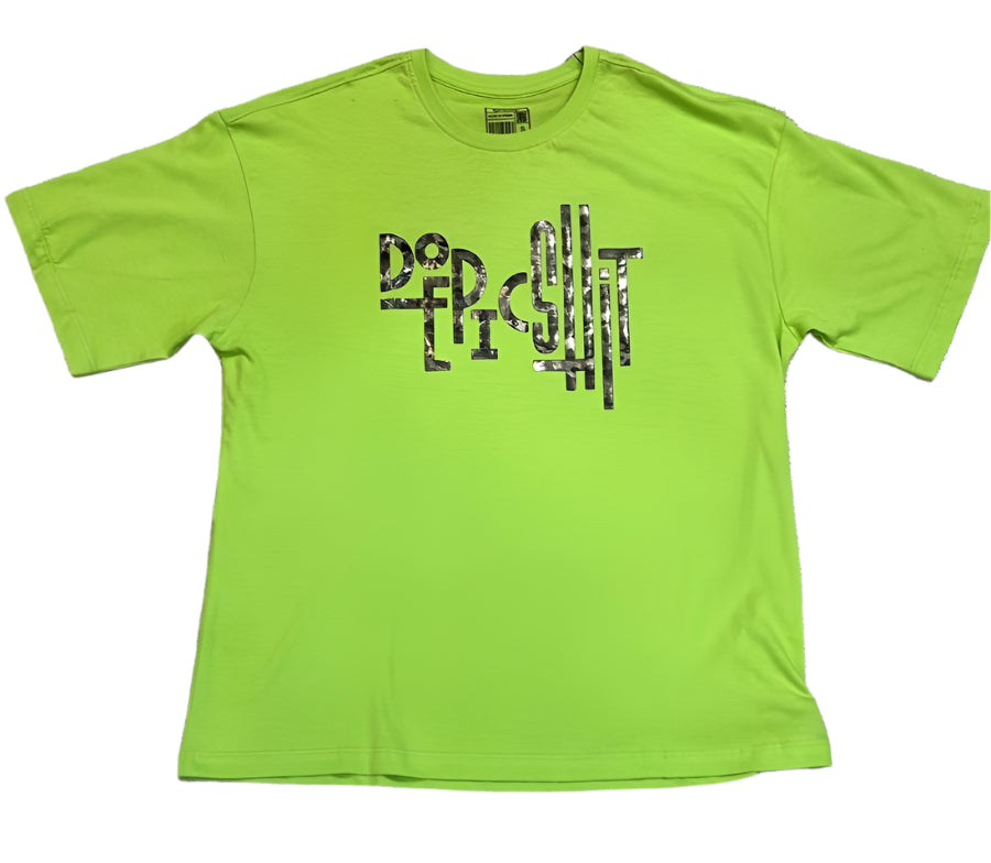 RECAP Women's Neon Green Graphic Tee