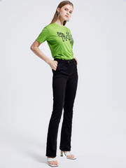 AA-RECAP Women's Neon Green Graphic Tee