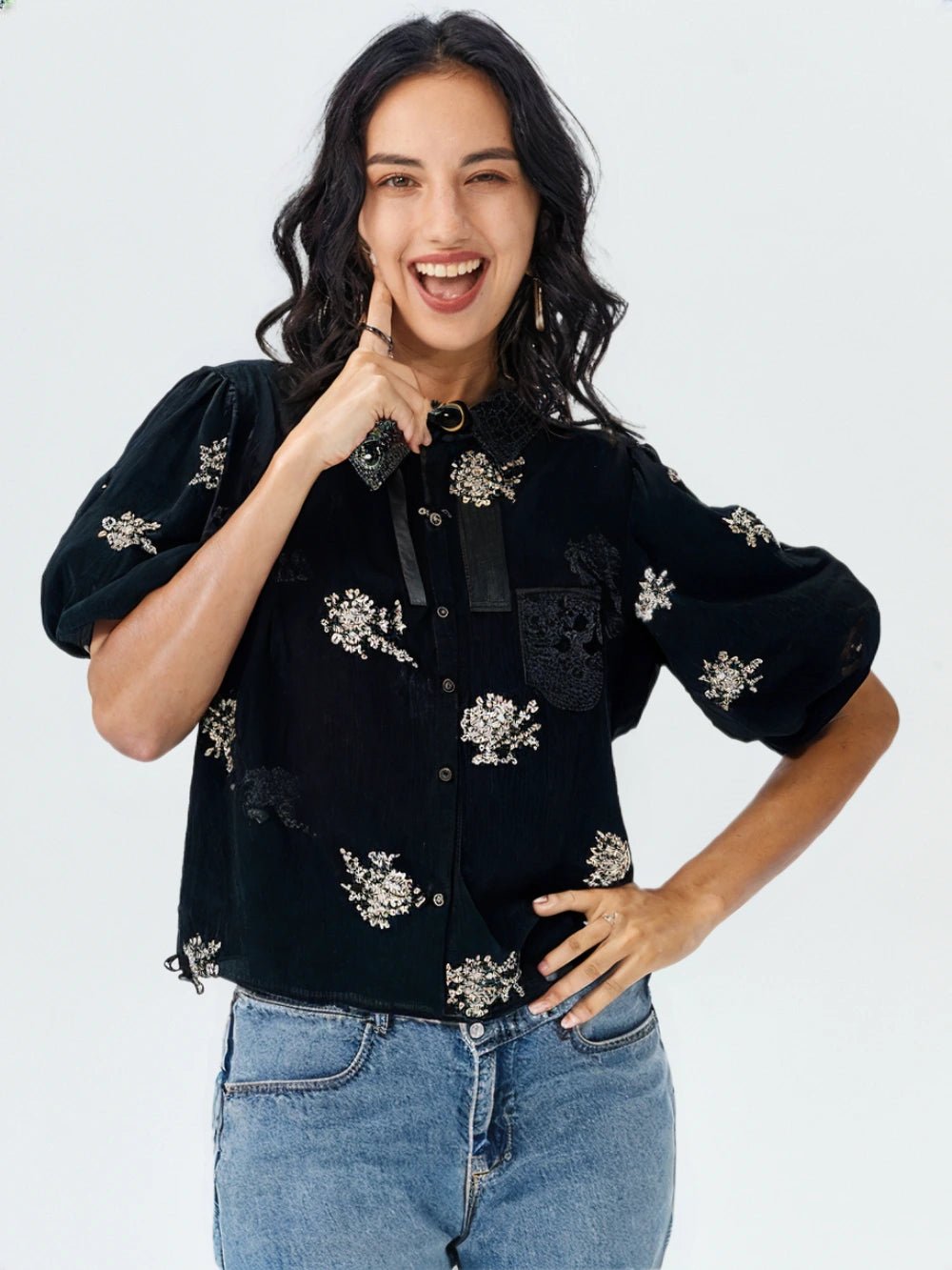 Women's Embroidered Shirt