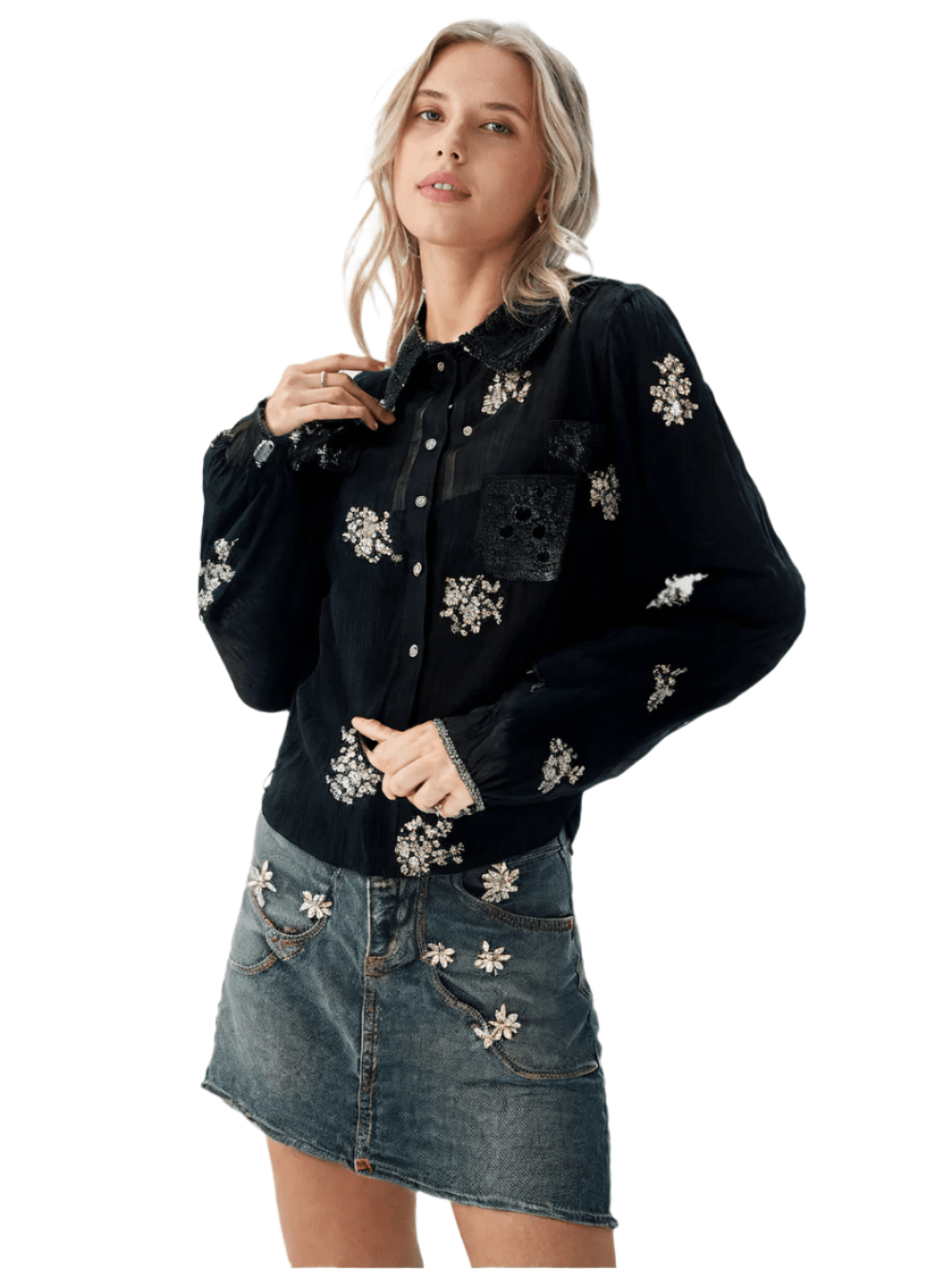 Women's Embroidered Shirt