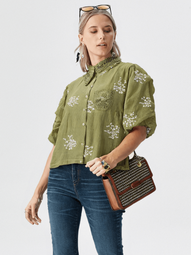 Women's Embroidered Shirt