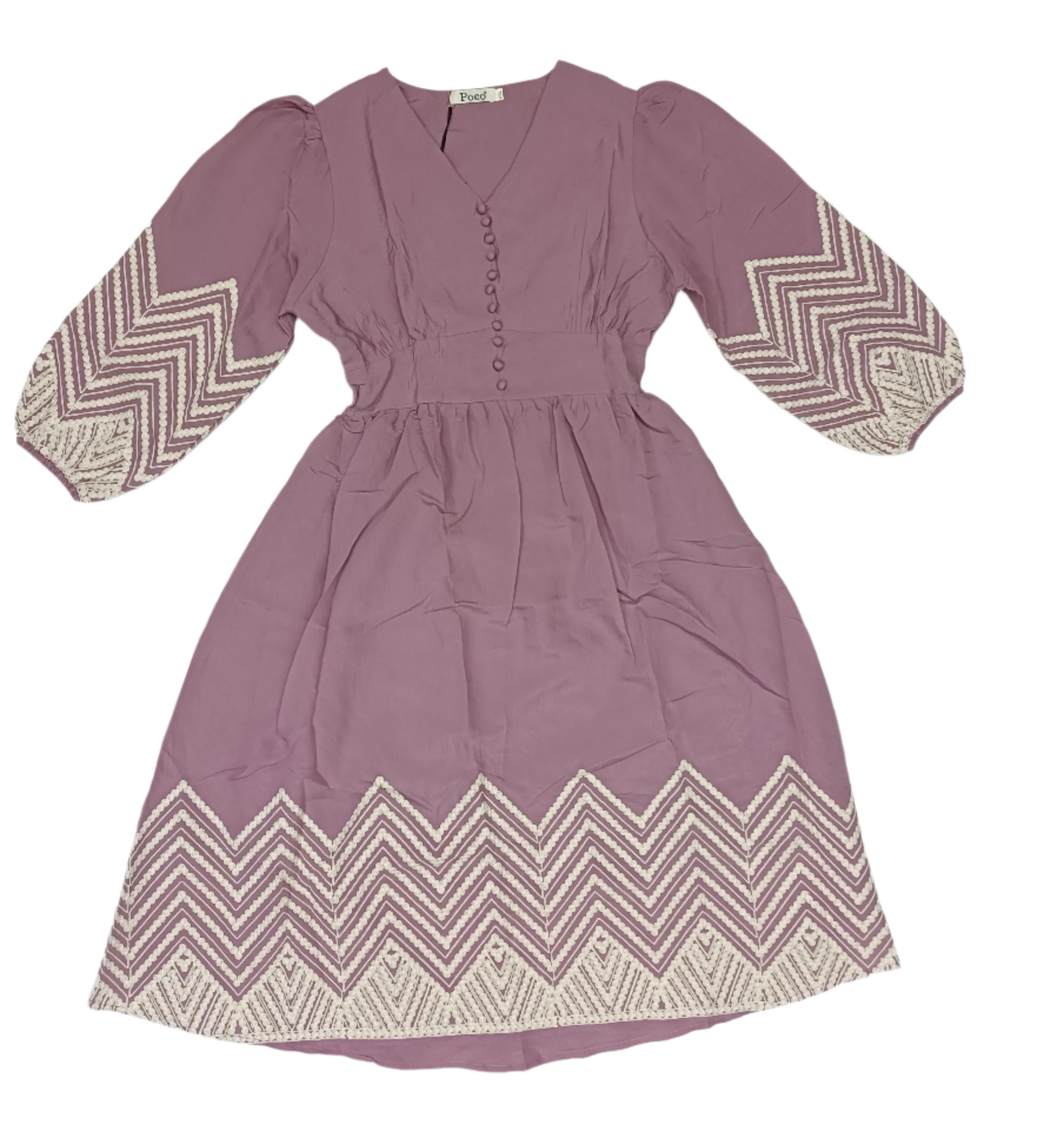 Women's Embroidered Tunc Dress