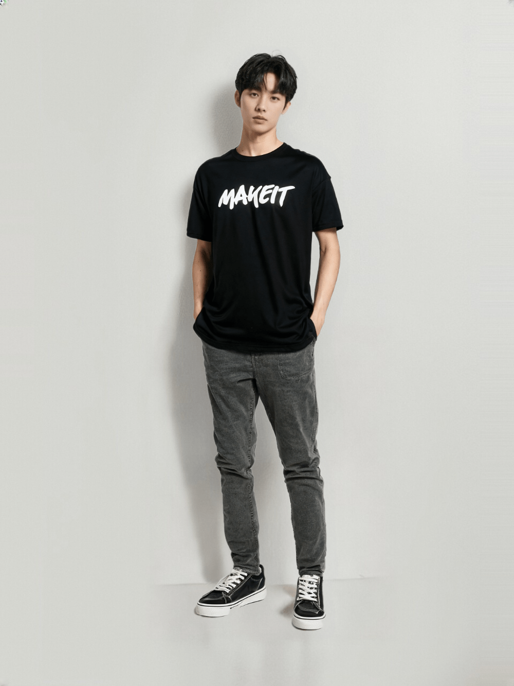 Rex-Straut Men's "MAKE IT" Graphic Tee