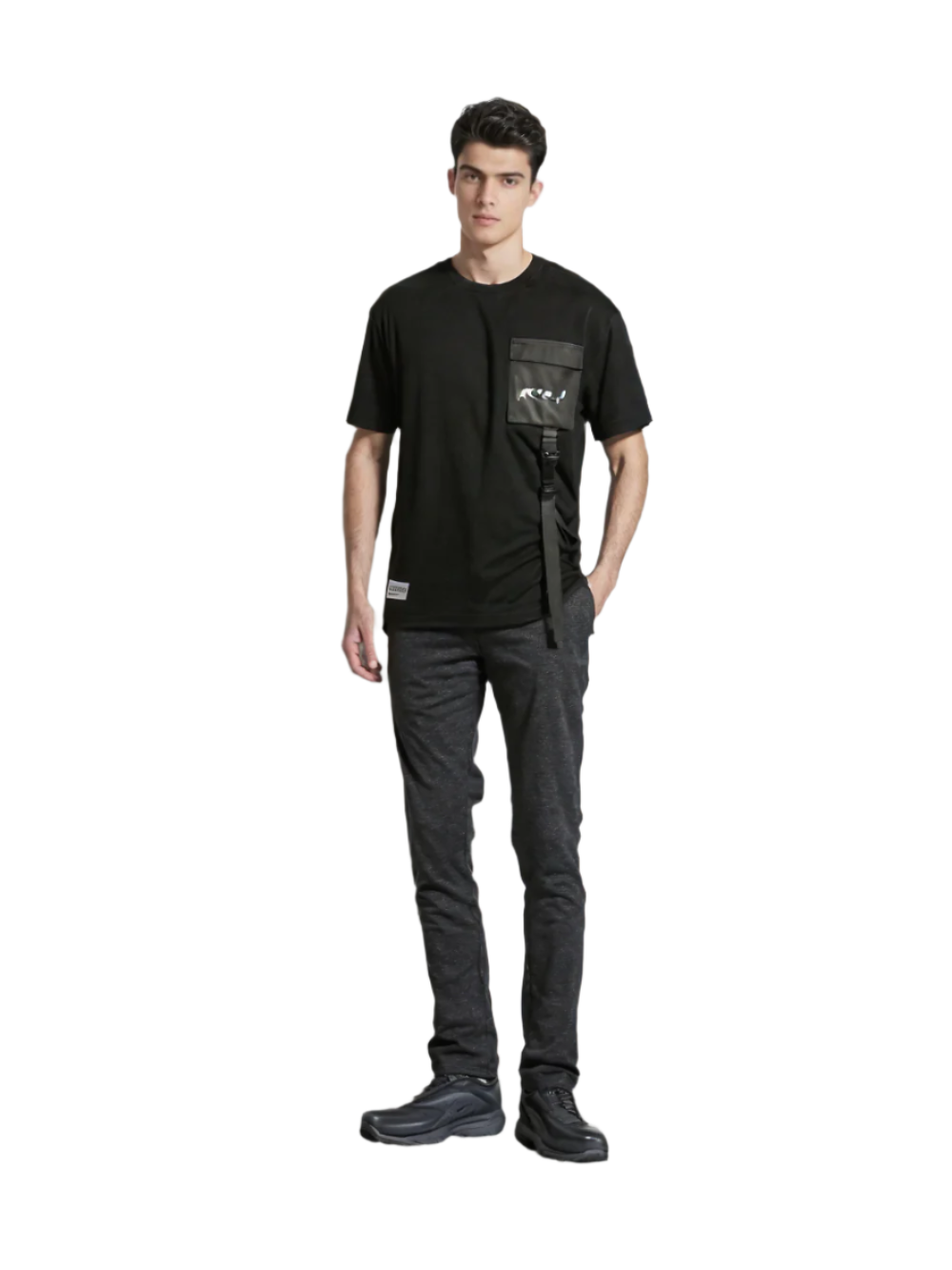 Rex-Straut Men's Stand Out with Effortless Street Style T-shirt