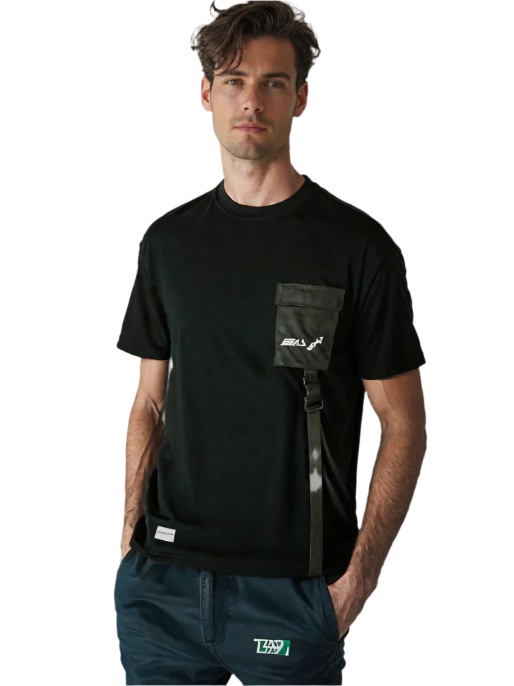 Rex-Straut Men's Stand Out with Effortless Street Style T-shirt