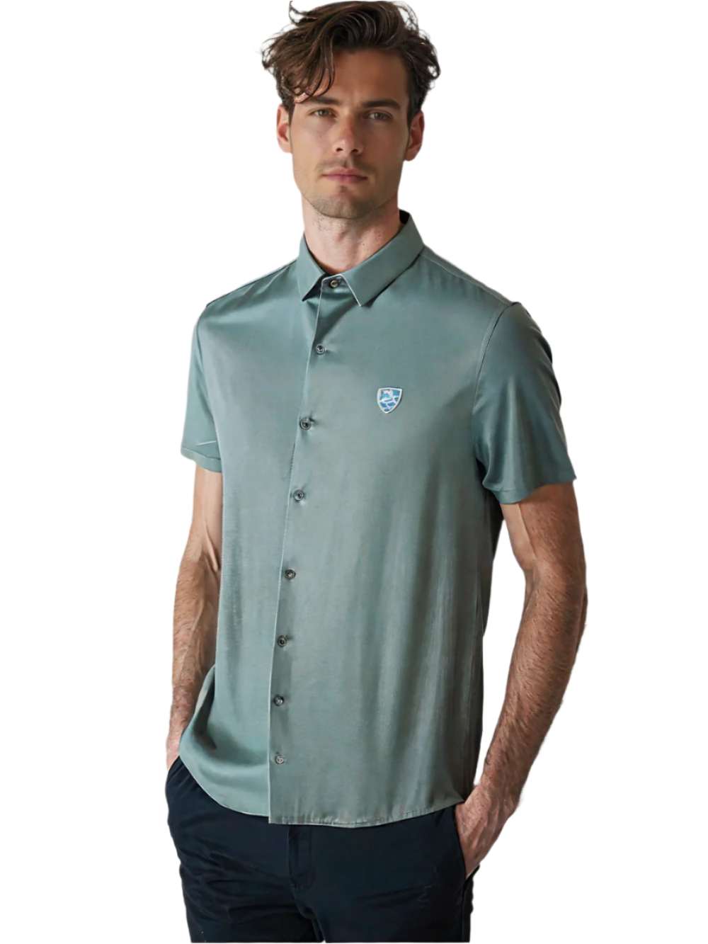Rex-Straut Men's Solid Shirt Edition