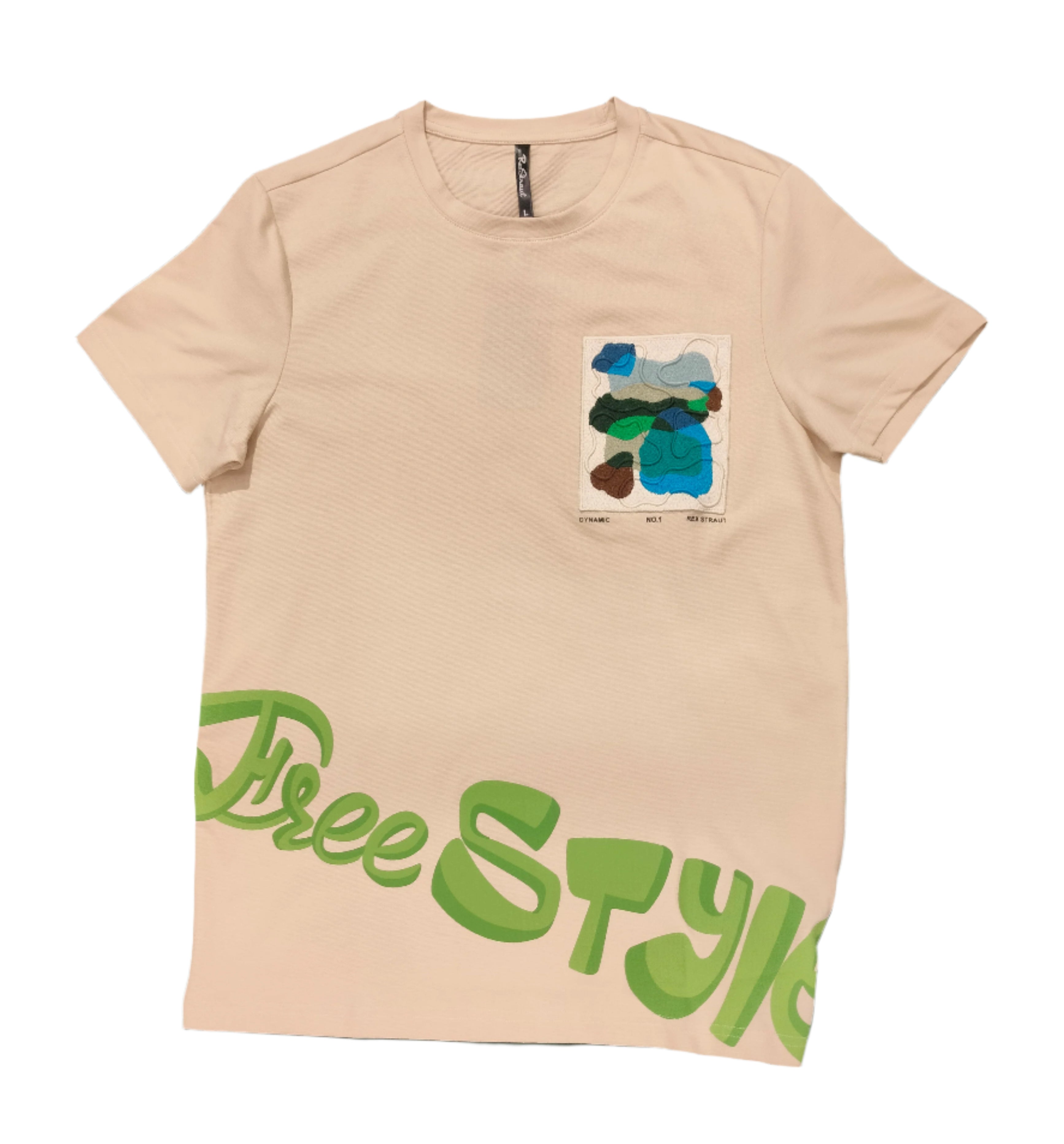 Rex-Straut Men's Move Freely in Style – Freestyle Pastel Tee