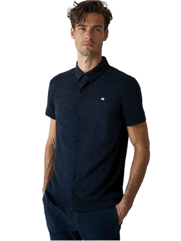 Rex-Straut Men's Premium Textured Solid Shirt