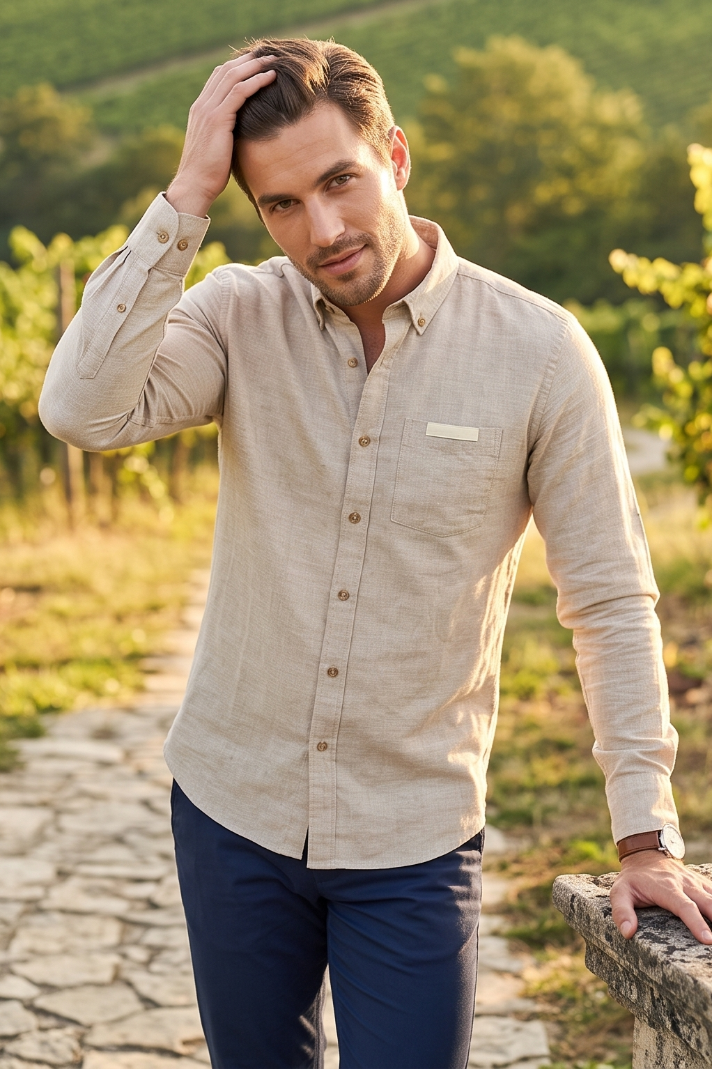 RIVERBLUE MEN's SHIRT