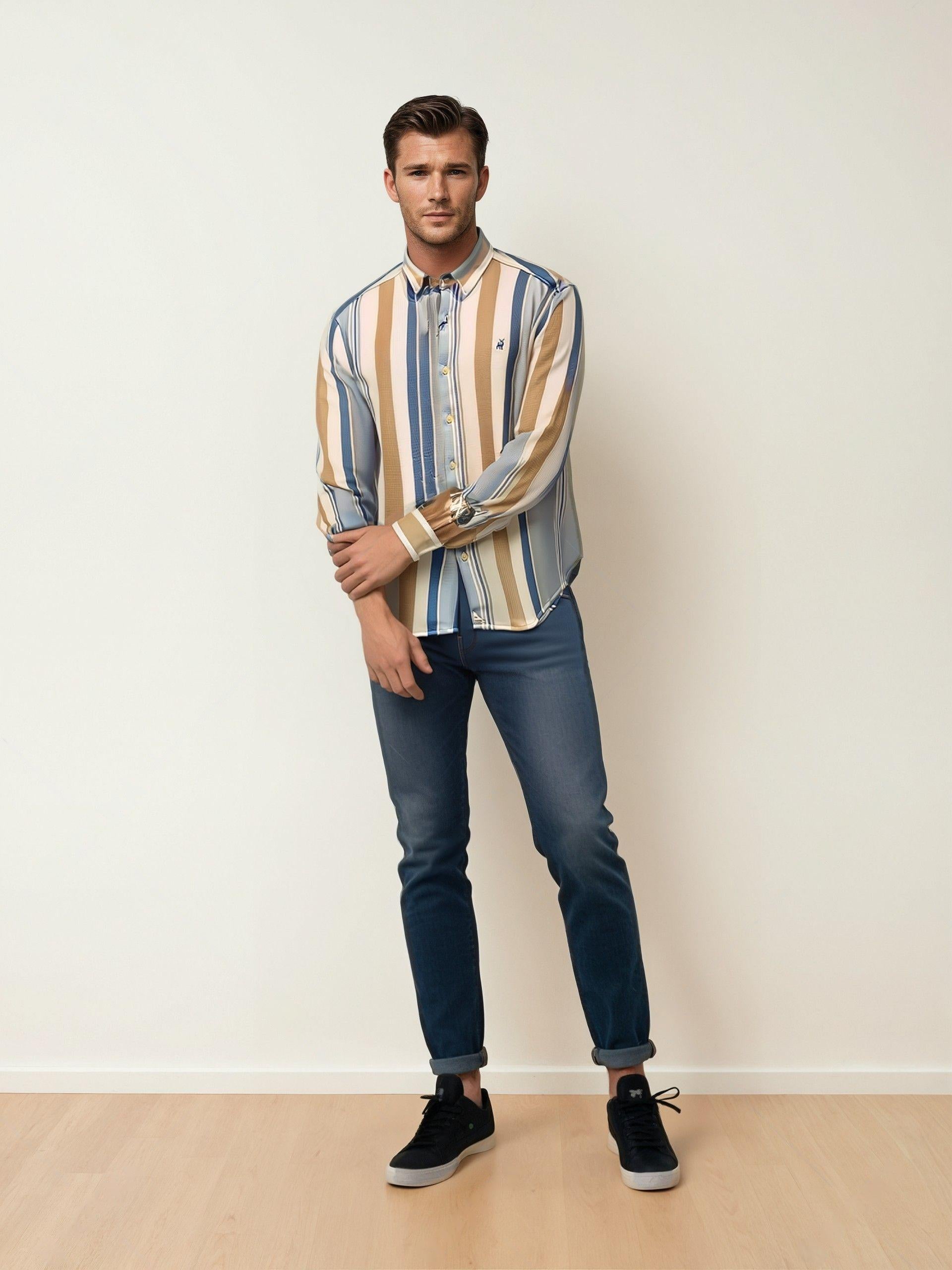 RIVERBLUE Men's  Shirt