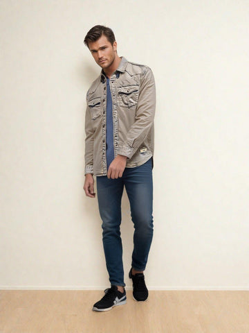 RIVERBLUE Men's  Shirt