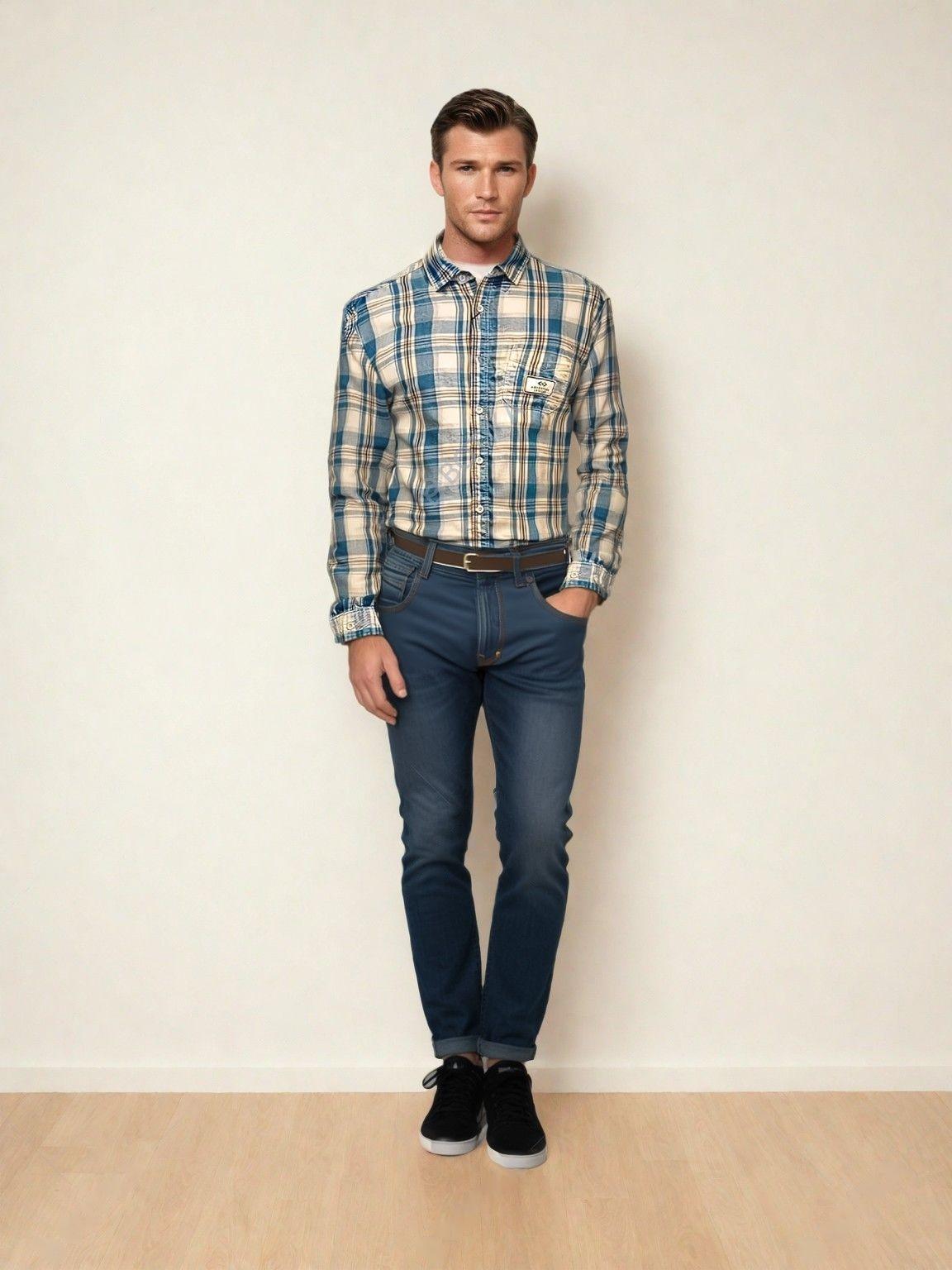 RIVERBLUE Men's  Shirt