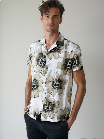 RIVER BLUE Men's Floral print Shirt