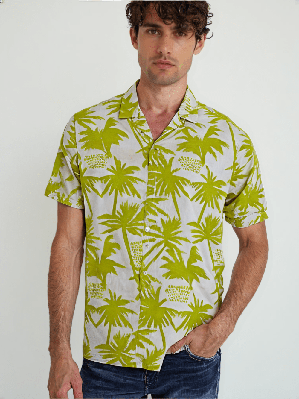 RIVER BLUE Men's Floral print Shirt