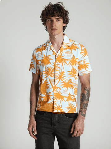 RIVER BLUE Men's Floral print Shirt