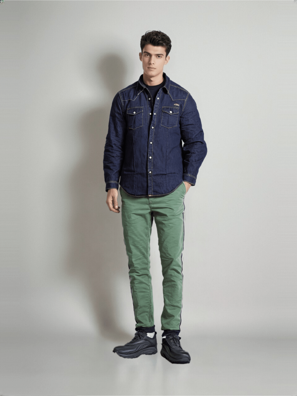 RIVERBLUE Men's RAW Shirt