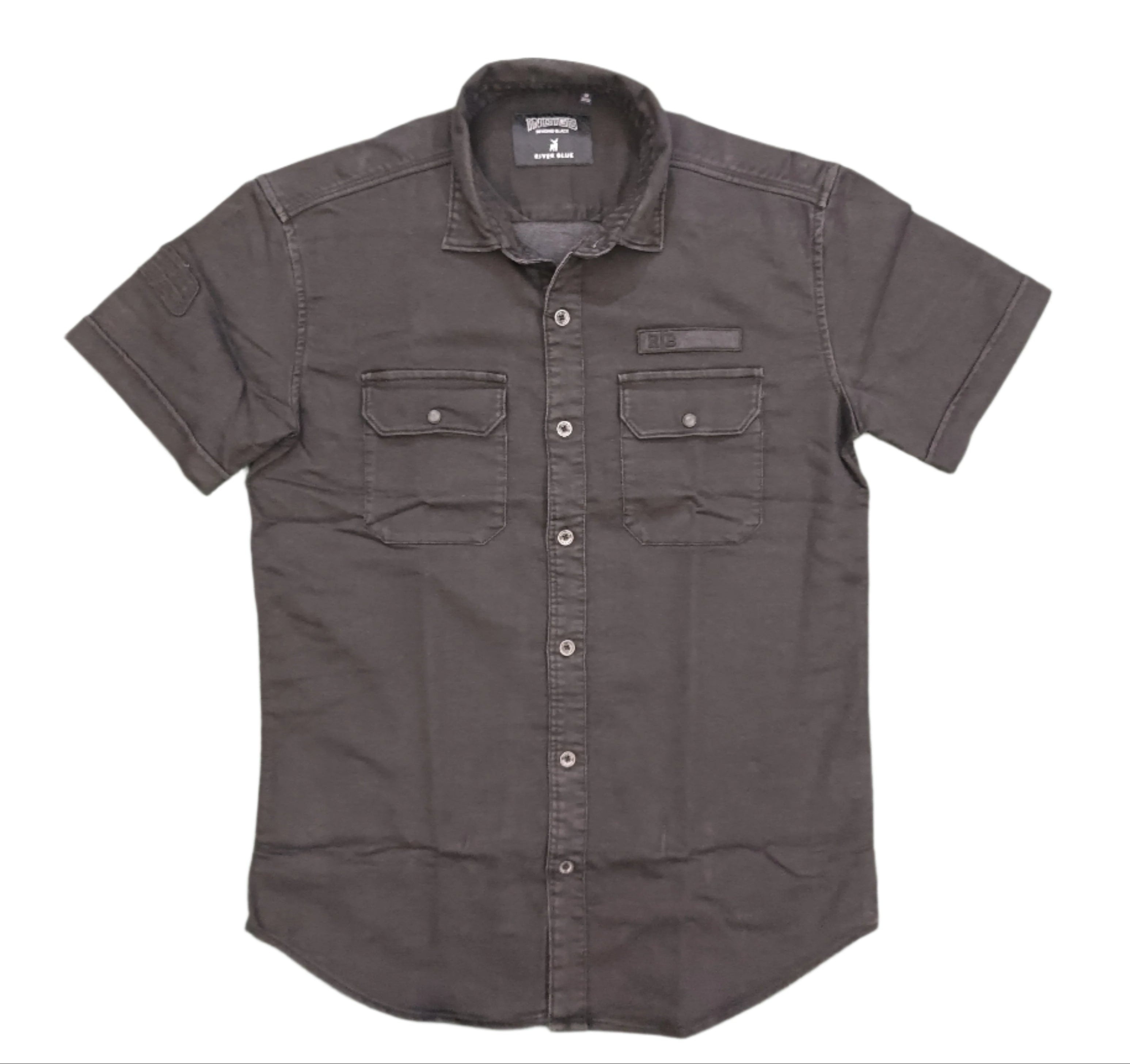 RIVERBLUE Men's Black Shirt