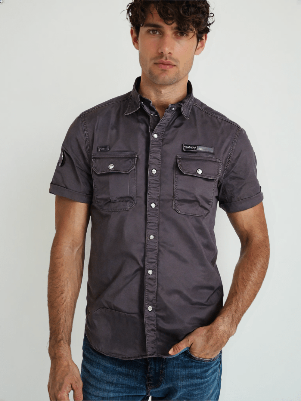 RIVERBLUE Men's Black Shirt