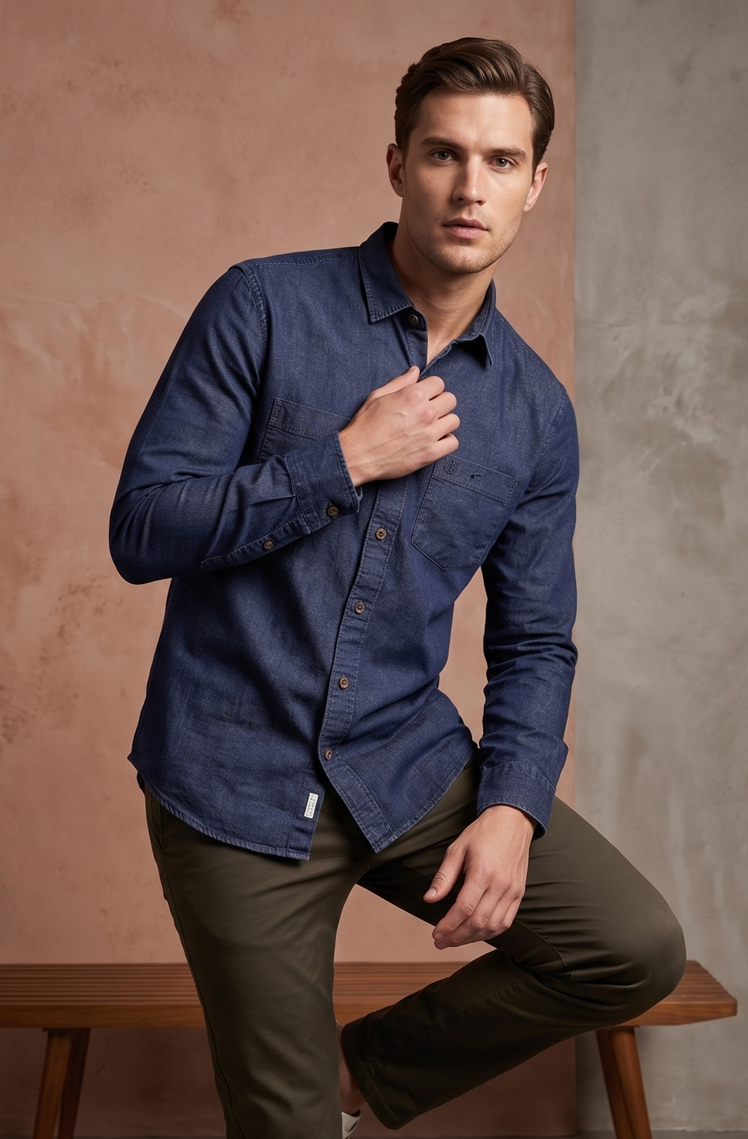 RIVERBLUE MEN's SHIRT