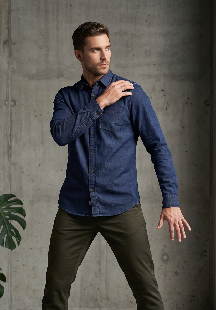 RIVERBLUE MEN's SHIRT