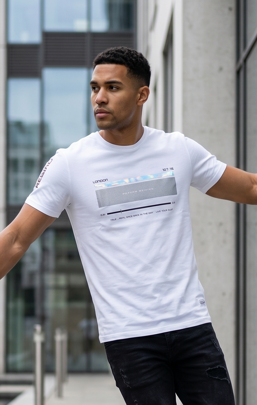 RIVERBLUE MEN's T-SHIRT