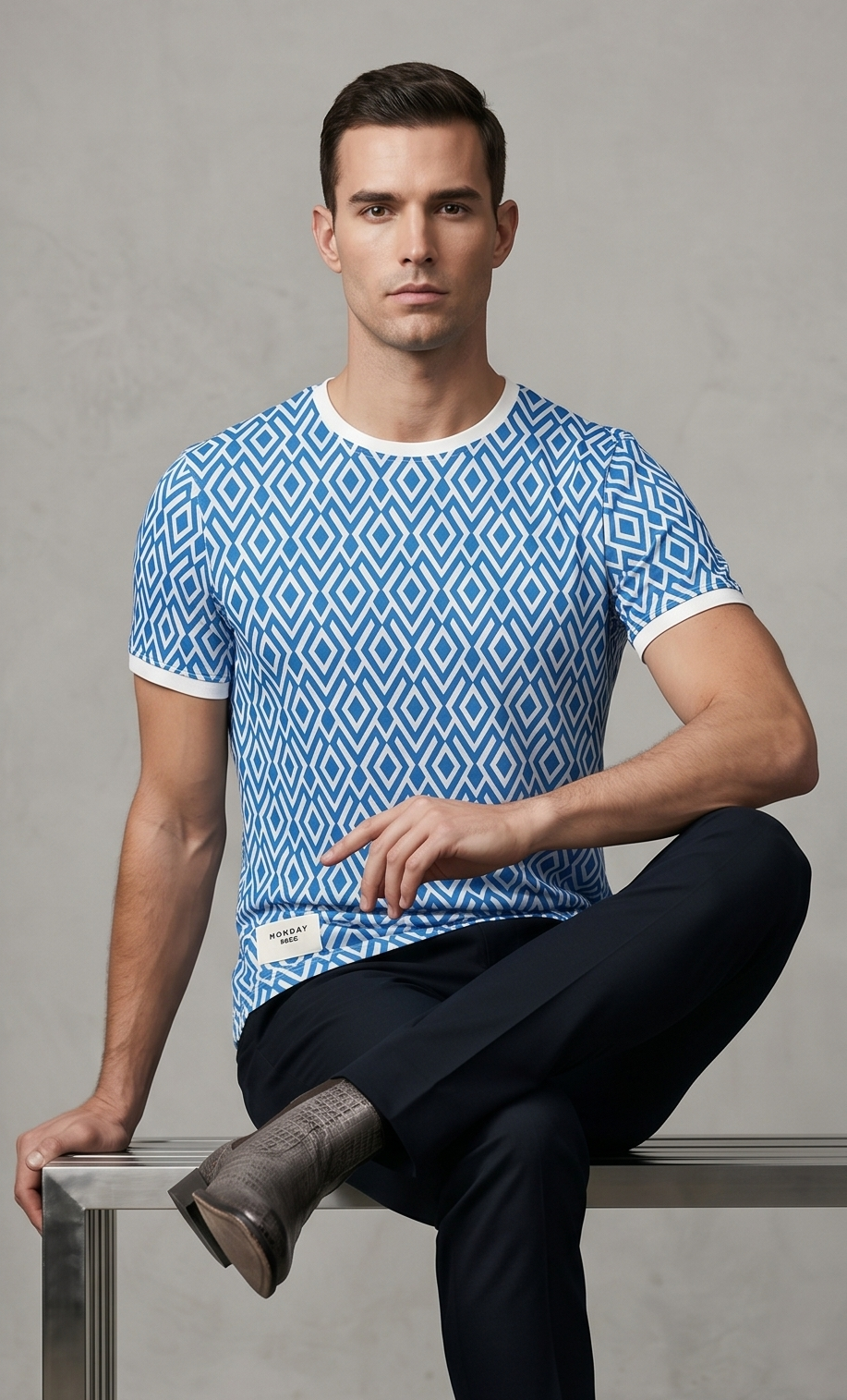 RIVERBLUE MEN's T-SHIRT