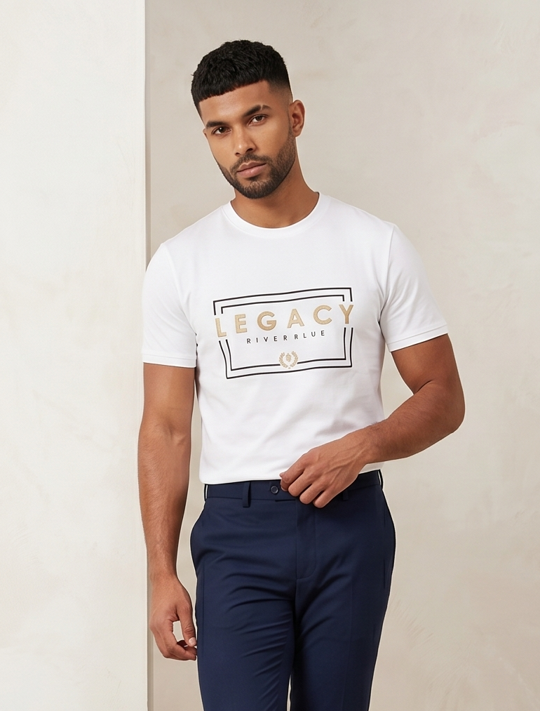 RIVERBLUE MEN's T-SHIRT