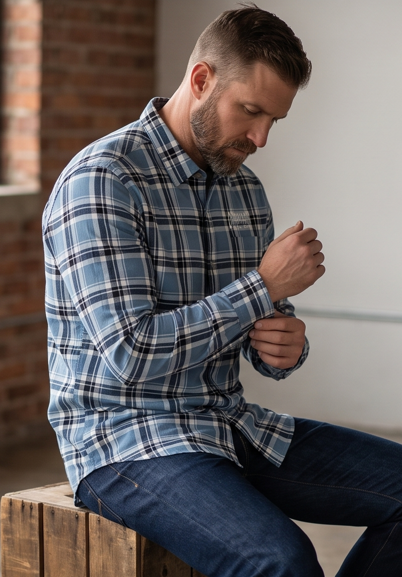 RIVERBLUE MEN's SHIRT