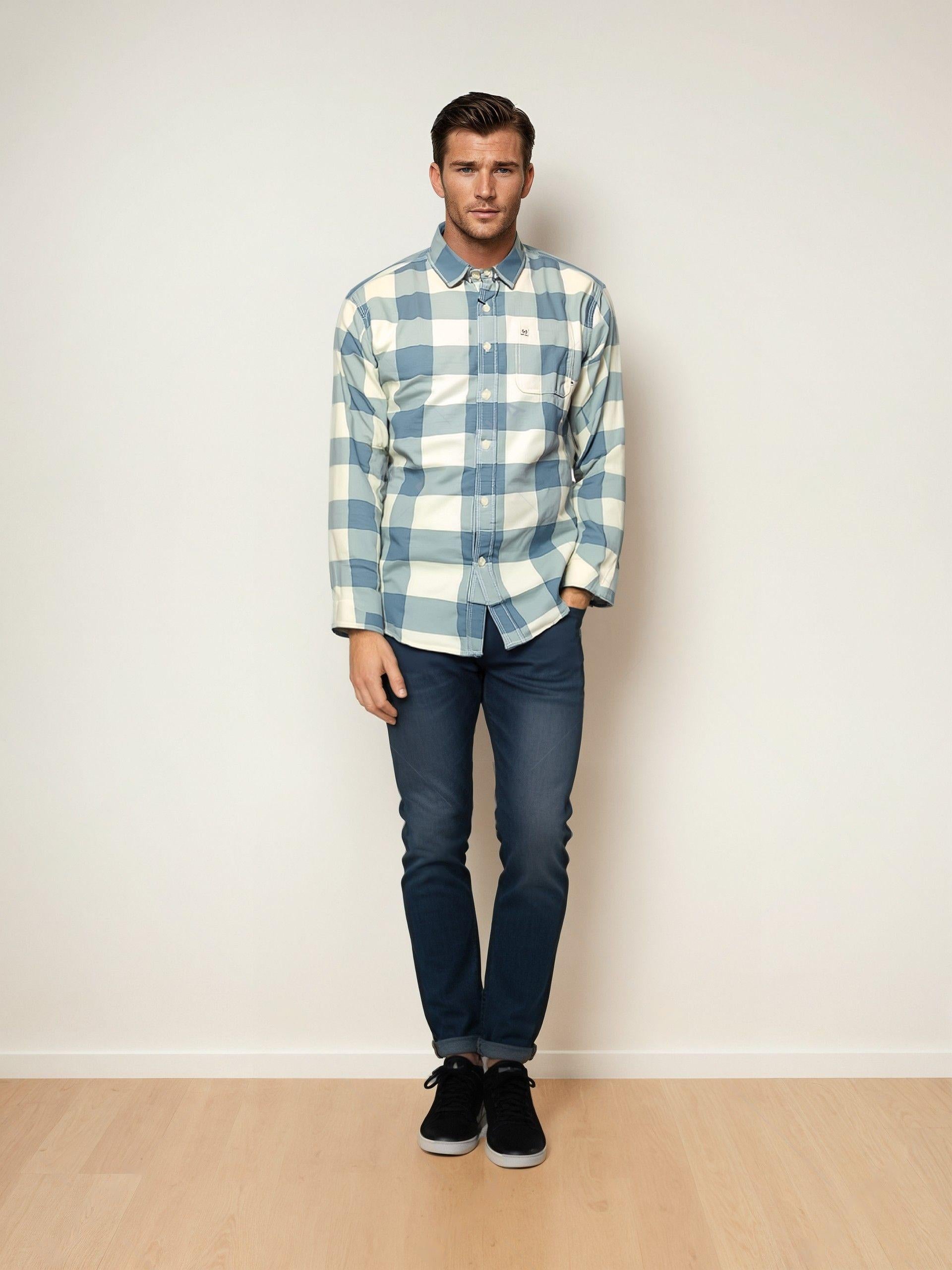 RIVERBLUE Men's  Shirt