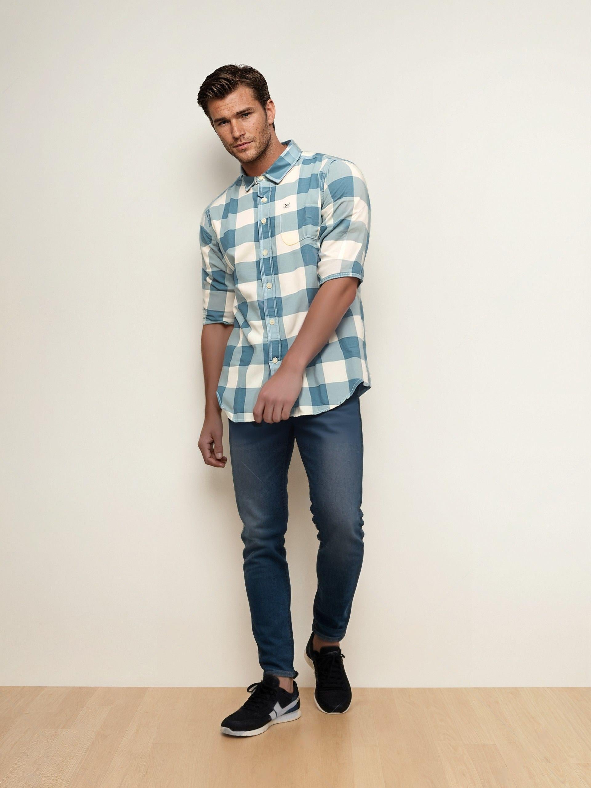 RIVERBLUE Men's  Shirt