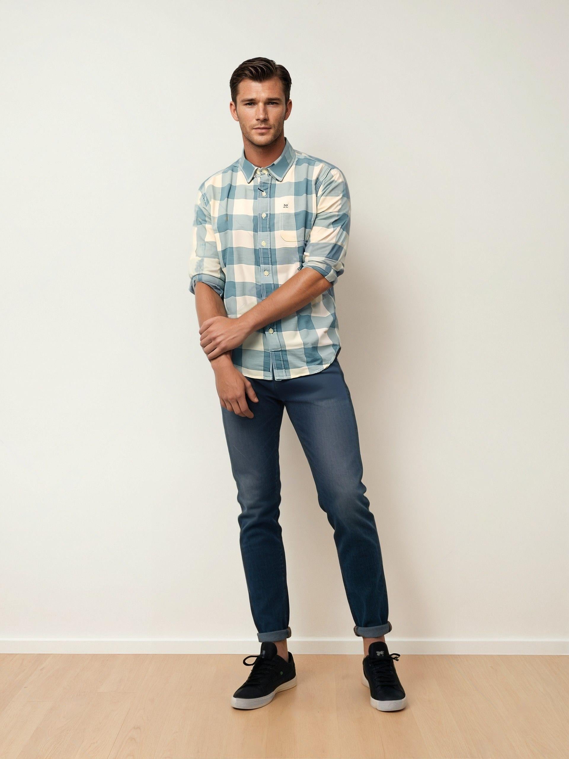 RIVERBLUE Men's  Shirt