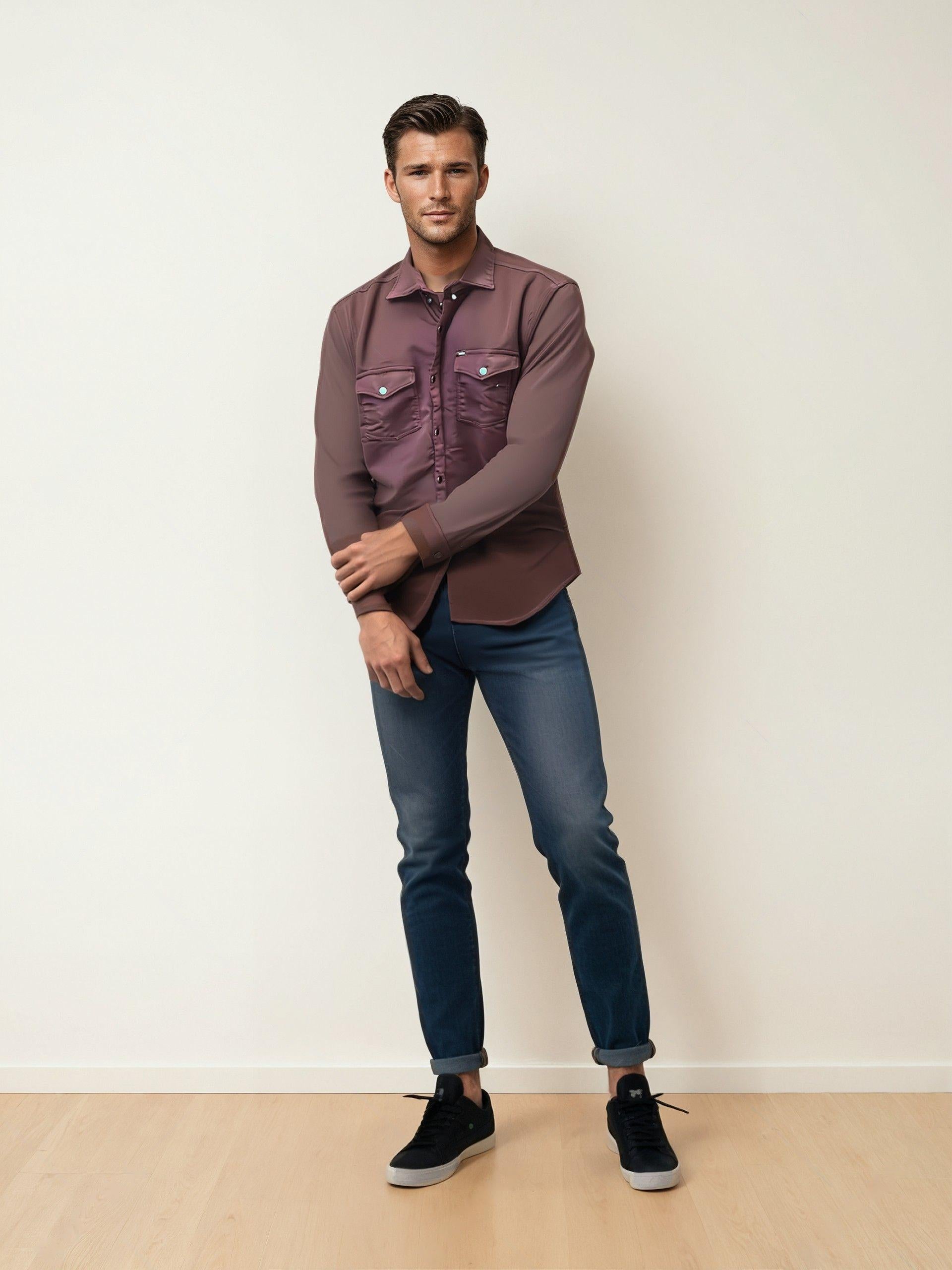 RIVERBLUE Men's  Shirt