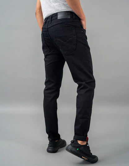 ROOKIES Black 5 Pocket Low-Rise Ankle Length Jeans