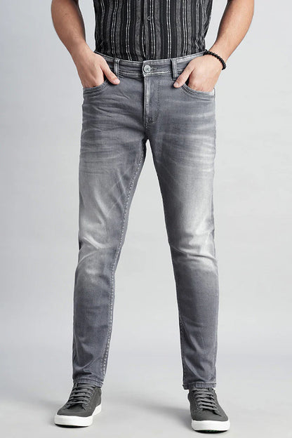 ROOKIES Grey 5 Pocket Low-Rise Ankle Length Jeans