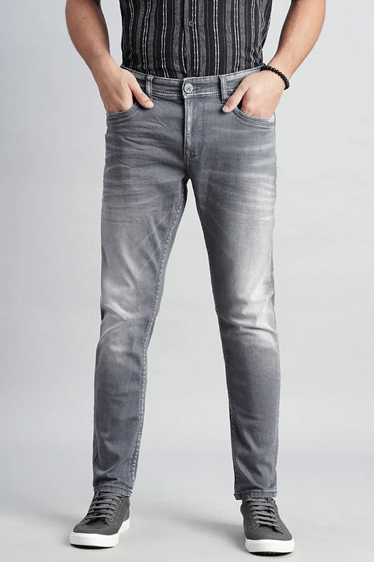 ROOKIES Grey 5 Pocket Low-Rise Ankle Length Jeans