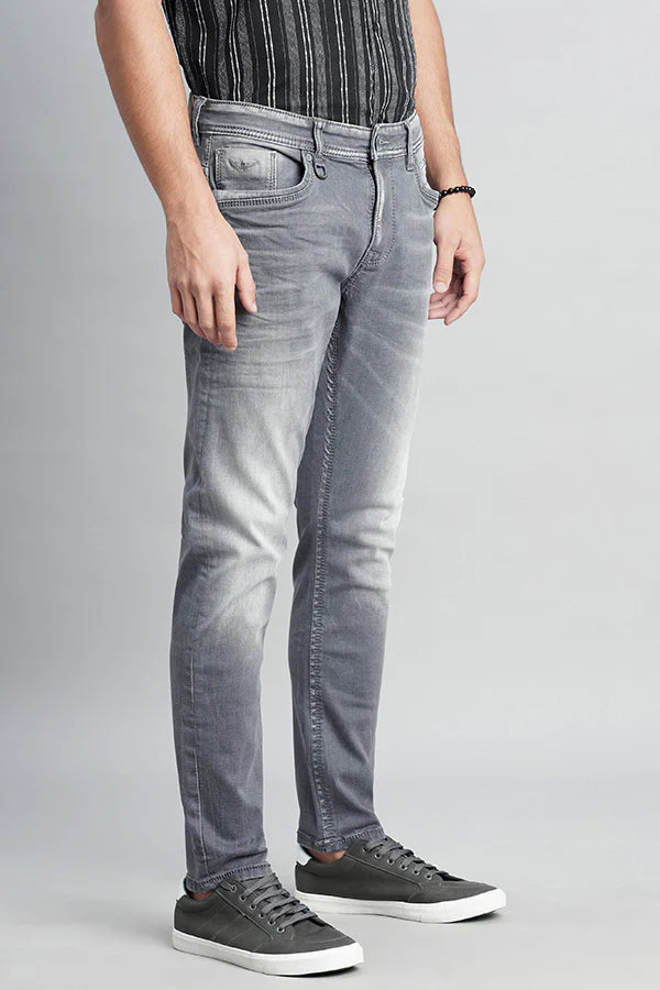 ROOKIES Grey 5 Pocket Low-Rise Ankle Length Jeans