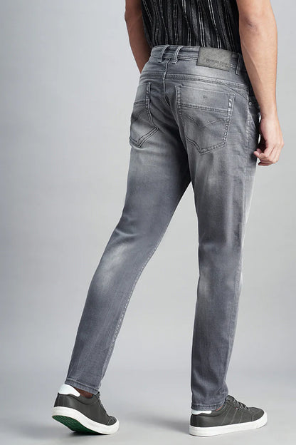 ROOKIES Grey 5 Pocket Low-Rise Ankle Length Jeans