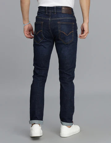 Dk Blue 5 Pocket Low-Rise Ankle Length Jeans